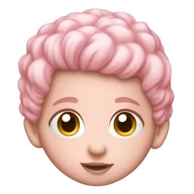 baby pink iphone heart sticker