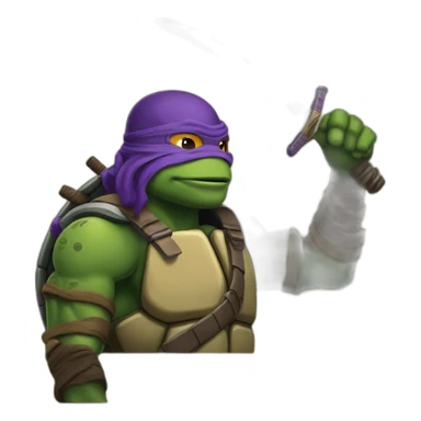 donatello ninja turtles sticker