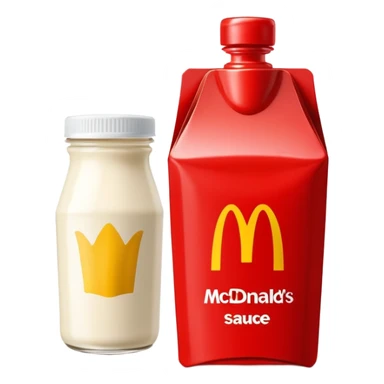 mcdonald’s sauce package sticker