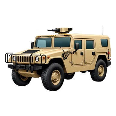 Humvee (HMMWV) (sand colour) sticker