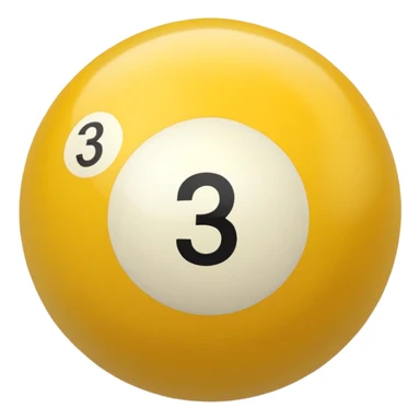 2 numbered billiard ball  sticker