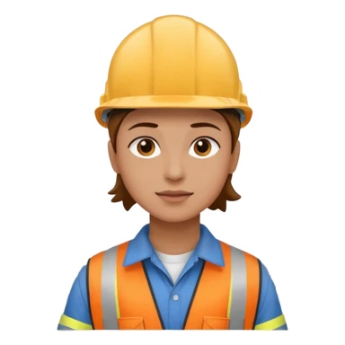 working at height on a building sticker