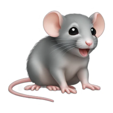 Baby rat sticker