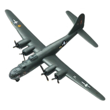 B-29 sachant la bombe atomique sur Hiroshima sticker