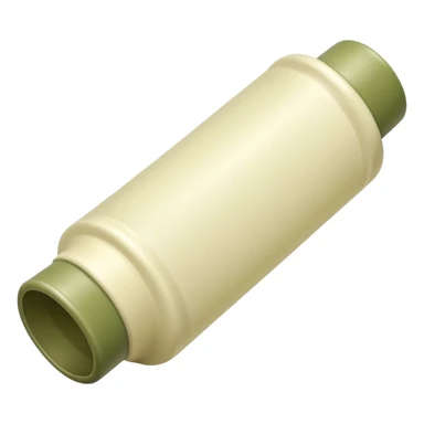 Cream in pale olive tube sticker
