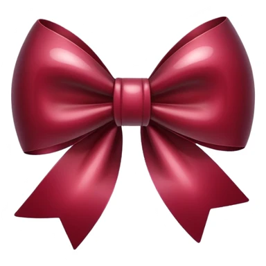Red wine bow  sticker