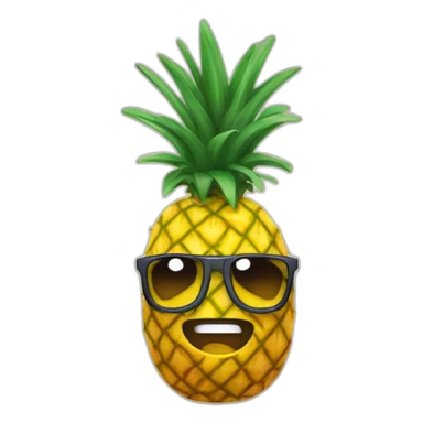 Man pineapple chad sticker