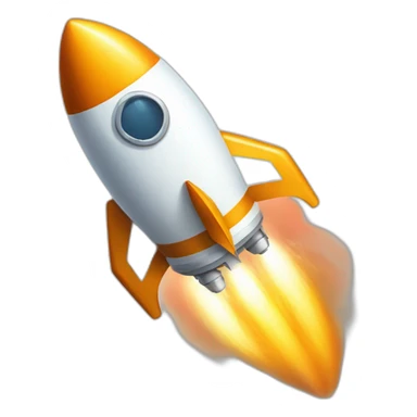 Space rocket fueled by farts sticker