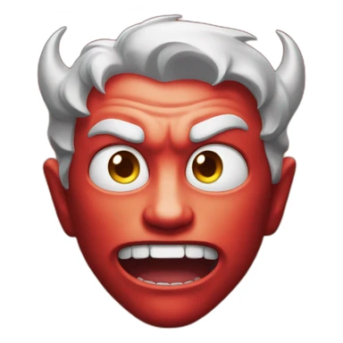 diable méchant sticker