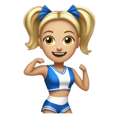cheerleader cartwheelingCheerleading  sticker