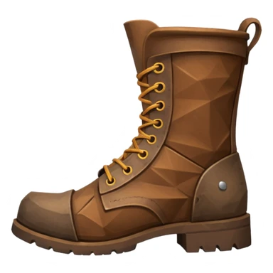 low poly hobo boot sticker