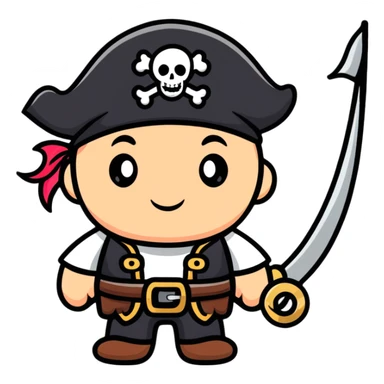 pirate sticker