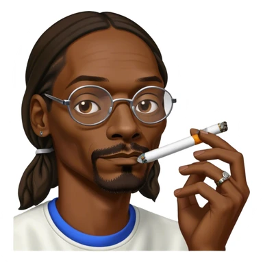 snoop dogg smoking sticker