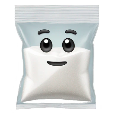 Baggie with salt in it sticker