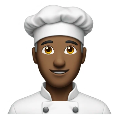 man wearing chef hat with rat sticking out sticker