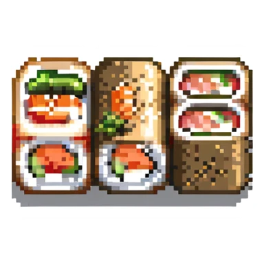 sushi roll sticker