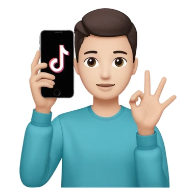 Verificación de tik tok sticker