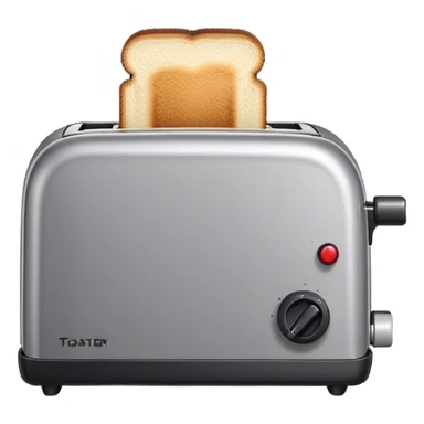 A 8-bit pixel art emoji of a toaster sticker