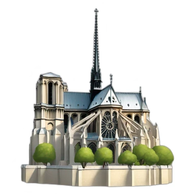 Cathédrale Notre-Dame-de-Paris sticker