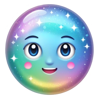 Glitter silent killer sticker