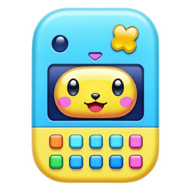 Tamagotchi ios app skeuomorphic sticker