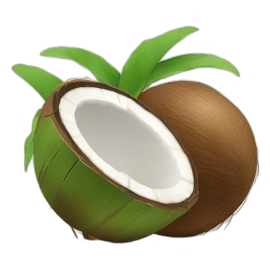 coconut water sticker