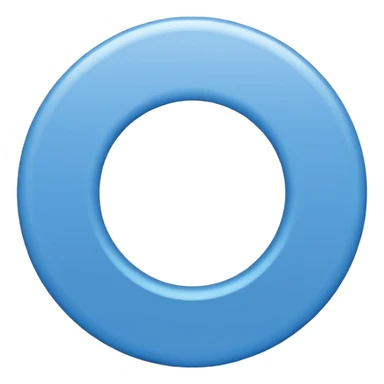 Circulo azul con una flechita de aprobado de color blanco adrento sticker