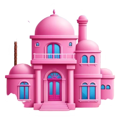 Barbie pink desert villa sticker