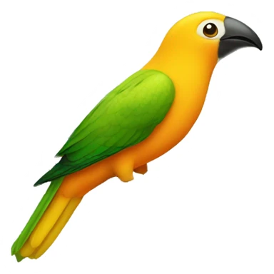 mango bird sticker