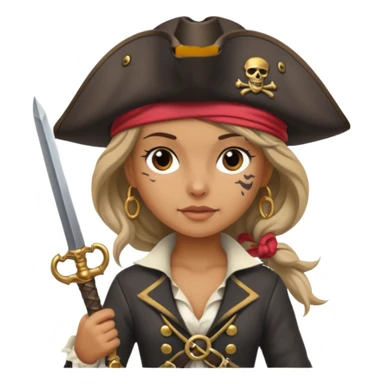 Une Princesse Pirates rebelles et t b sticker
