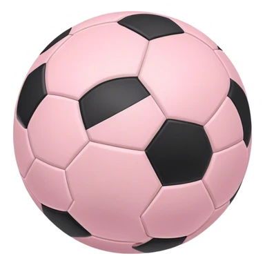 Light pink football sticker
