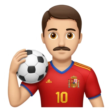 Give me a football playerGive me a Spanish football player sticker
