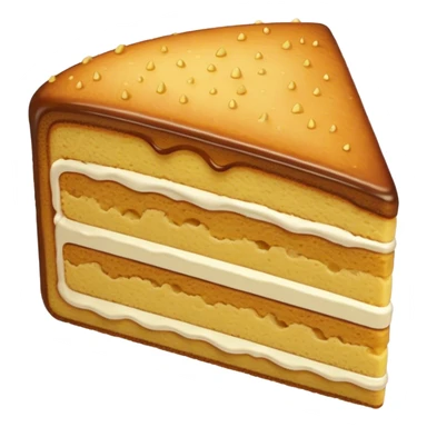 slice of sponge cake sticker