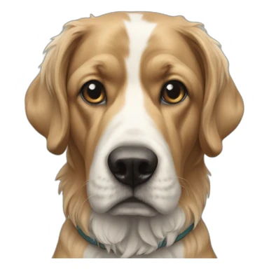Hyperrealist english seepdog sticker