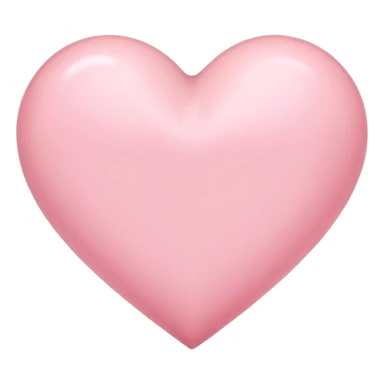 Soft pink heart sticker