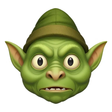 ugly little hermit goblin  sticker