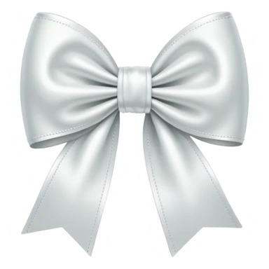 Un noeud blanc sticker