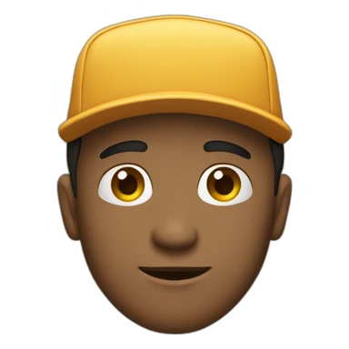 hombre con gorra sticker