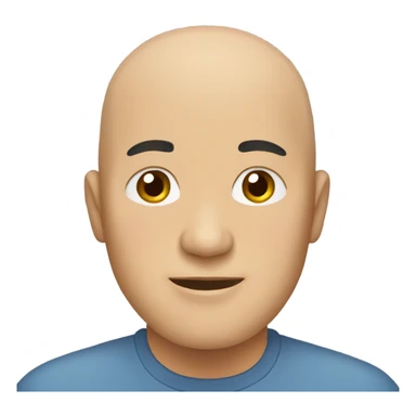 bald Chinese man sticker