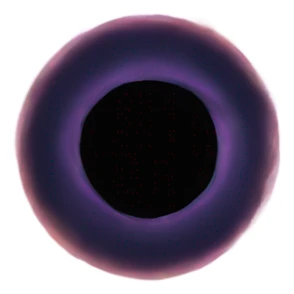 Black hole galaxy sticker