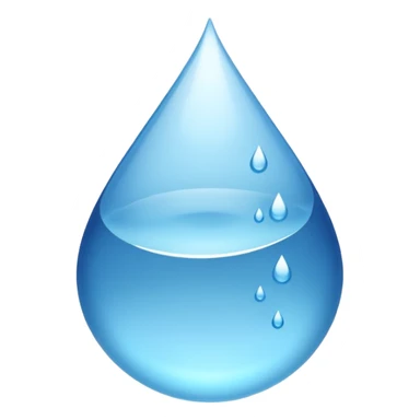 water flows from the tap sticker