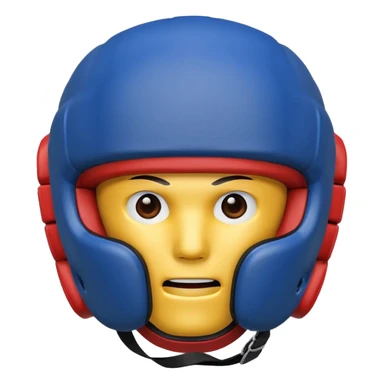 MMA headgear object icon, protective sparring helmet, padded texture, 3D cartoon, mobile game icon style, centered, clean background, no text, no watermark sticker