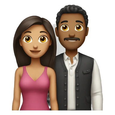 dating couple sticker