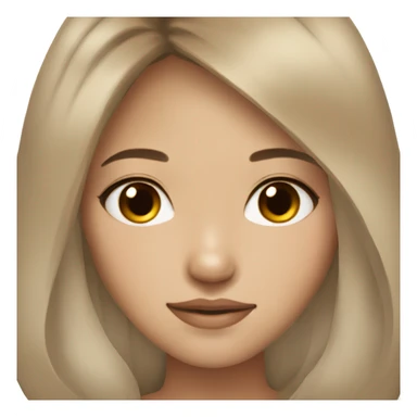 stunning asian girl light brown hair  sticker