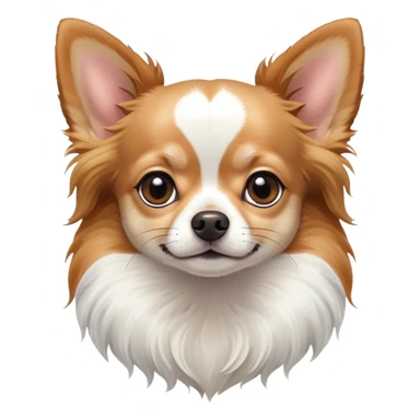 Chihuahua tricolor longhair  sticker