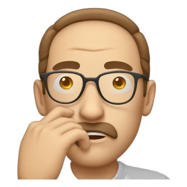 English teacher face palm sticker