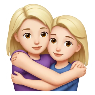 Friend hug sticker