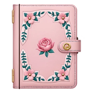 pink diary, coquette, loveshackfancy style  sticker