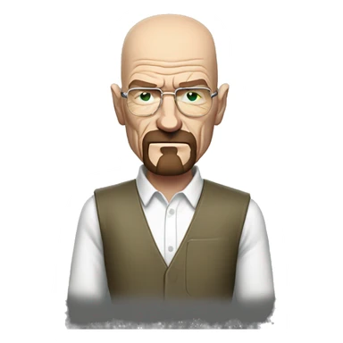 Walter white as a femboy sticker