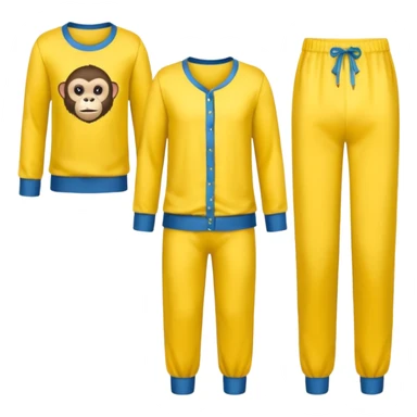 A banana pants in pajamas for the monkeys and gorillaz  sticker